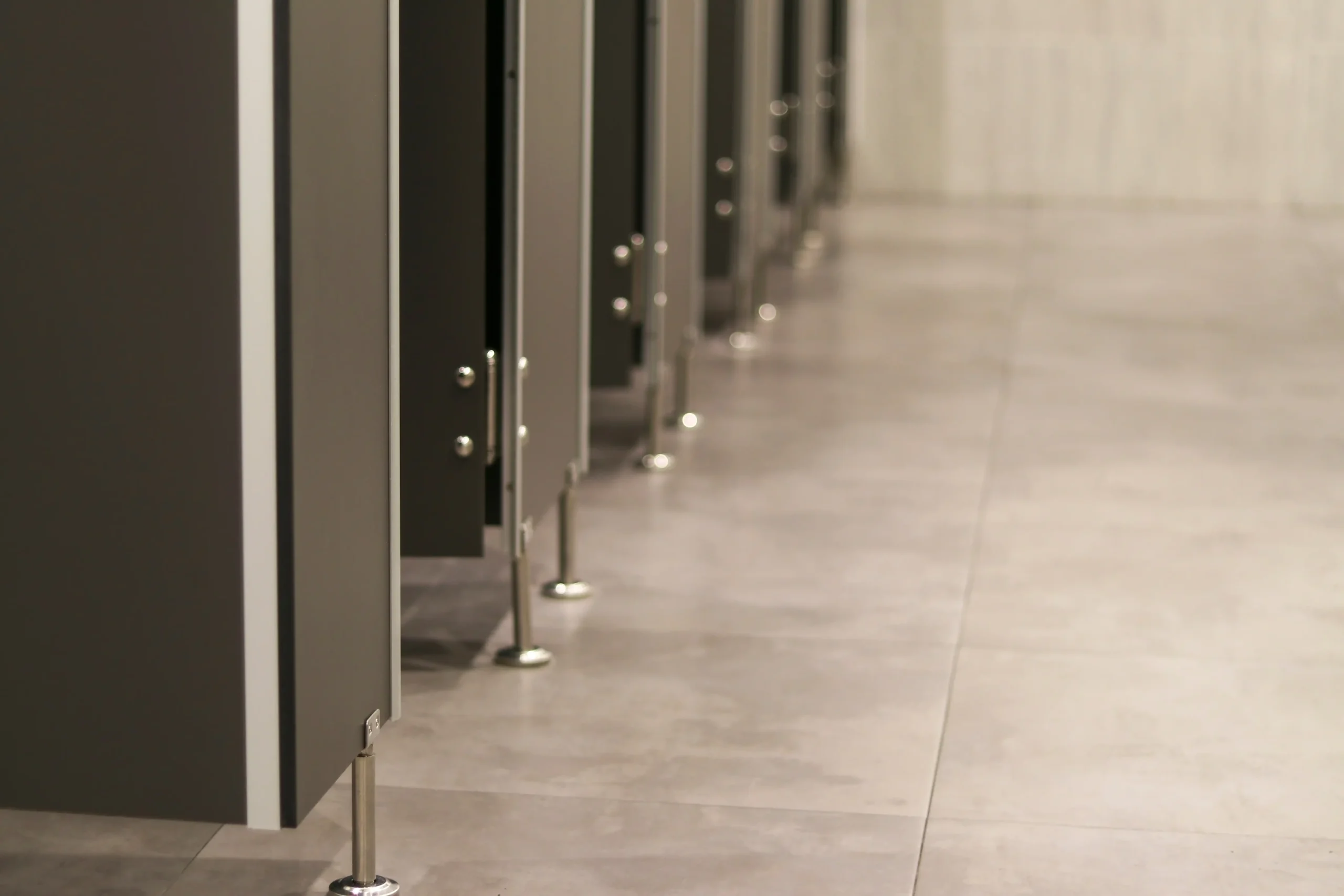 Division 10 construction specialties restroom partition hardware