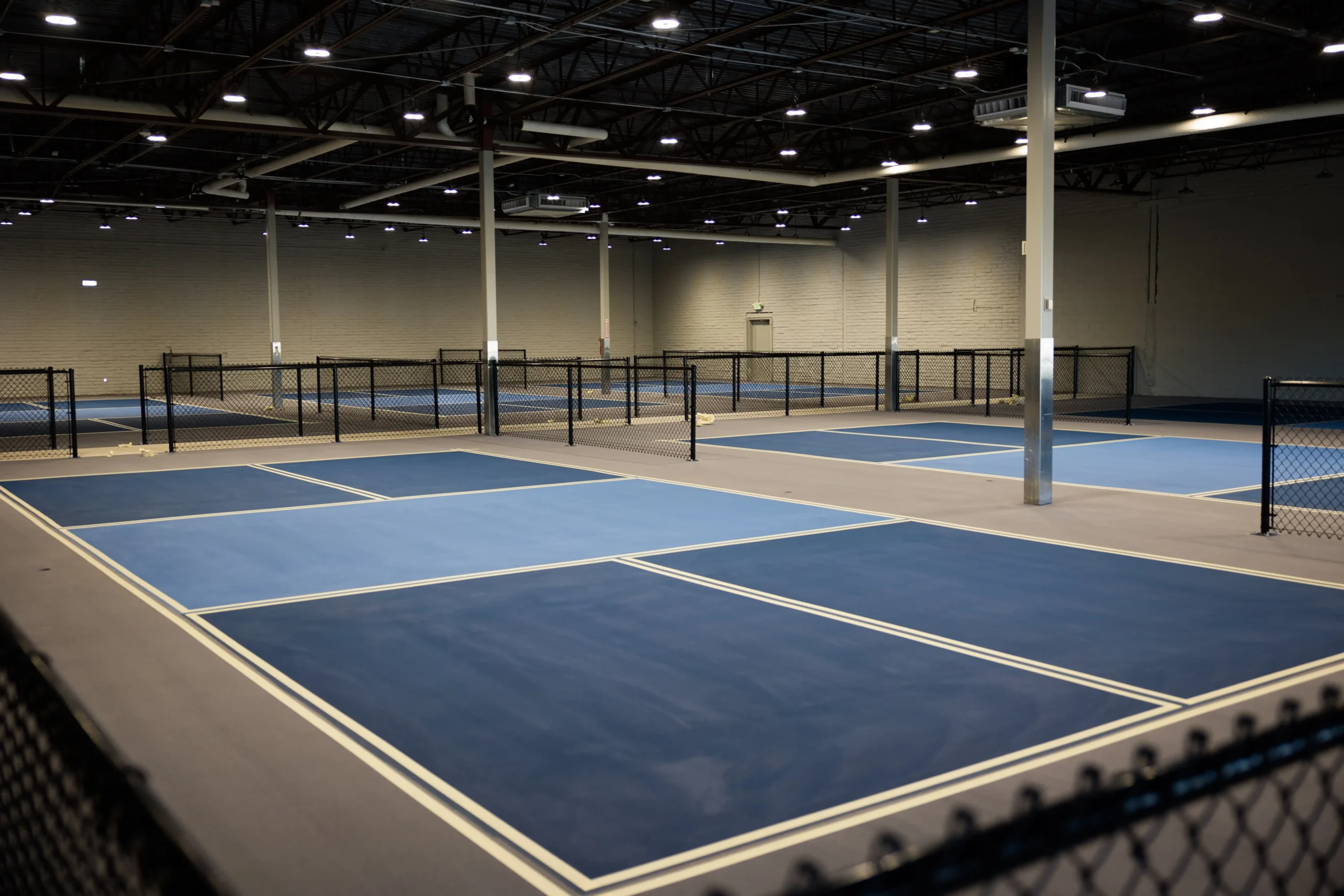 Pickle ball court synthetic floor