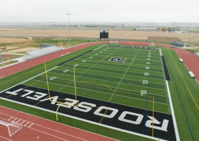 BROC Outdoor football field and track