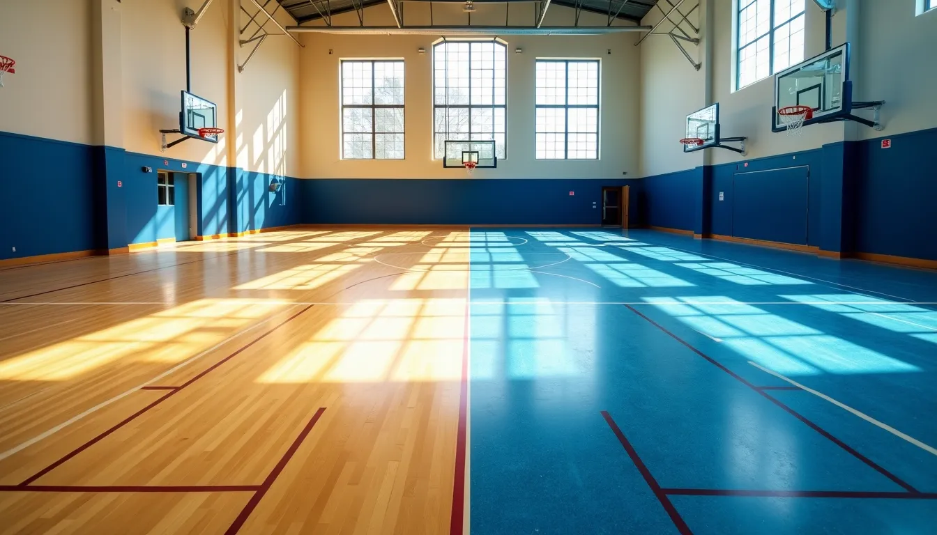 School Gymnasium Floor Types